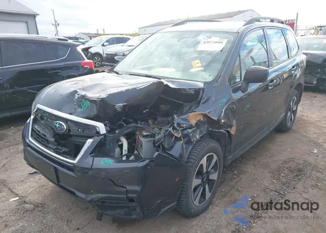 2018 Subaru Forester 2.5I from USA, damaged, VIN JF2SJABC0JH434863